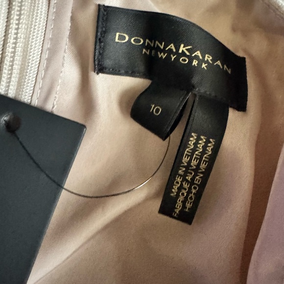 Donna Karan Halter Neck linen blend Midi Dress - Picture 7 of 11